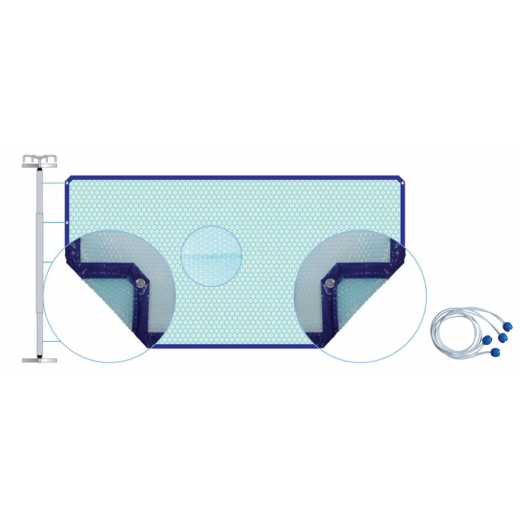 Bâche à bulles d'été isothermique Albon modèle QUATRO 400 microns