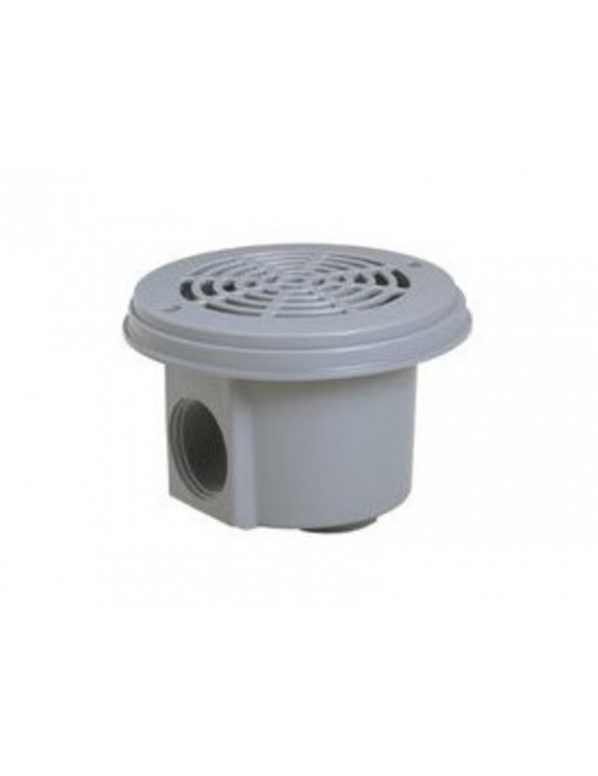 Grille De Bonde De Fond Pour Piscine Hayward – Gris Foncé, Diamètre 19,5 Cm, ABS, Modèle PDFX9958DGR